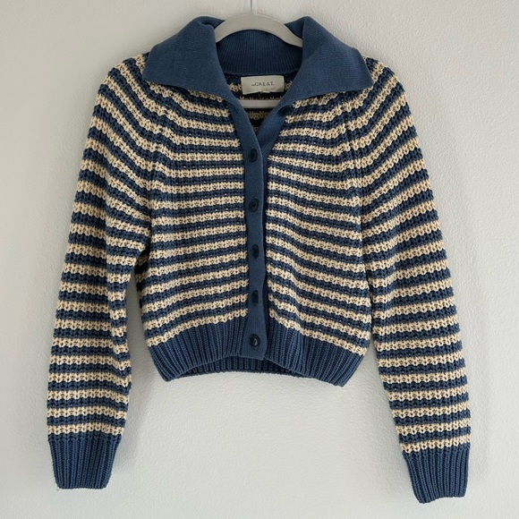 The GREAT. The Mini Collar Cardigan - Picture 2 of 6